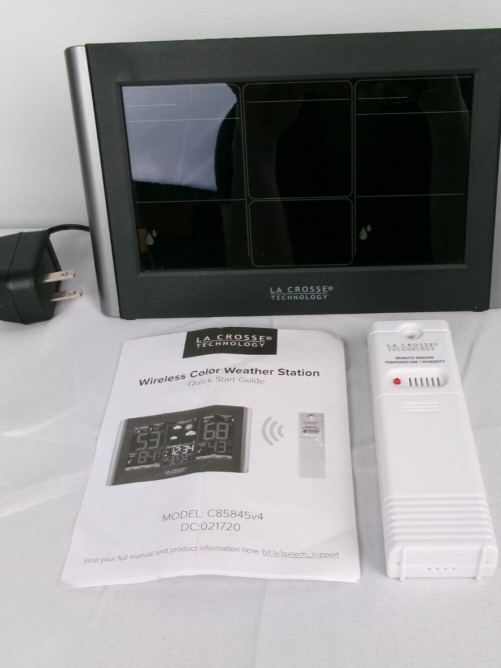 La Crosse Wireless Color Weather Station Tested Complete C85845v4